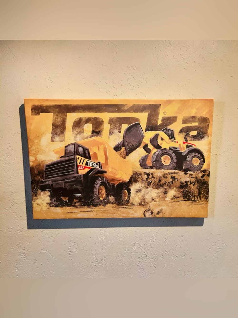 Tonka Trucks canvas wall art